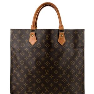 Louis Vuitton Brown Monogram Sac Plat